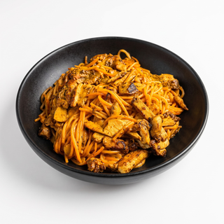 Haitian Jerk Chicken Spaghetti