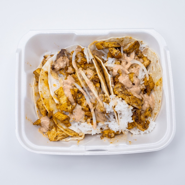 Jerk Chicken Tacos.