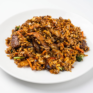 Jerk Chicken and Steak Hibachi