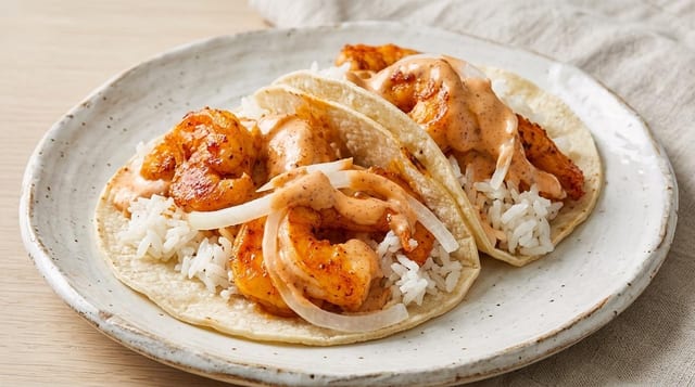 Shrimp Tacos.